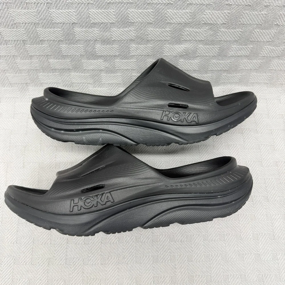 Hoka Ora Recovery Slide 3 Mens Size 9 Black